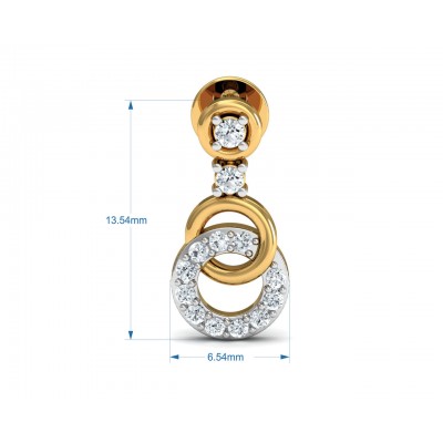 Anishi Diamond Dangle Earrings